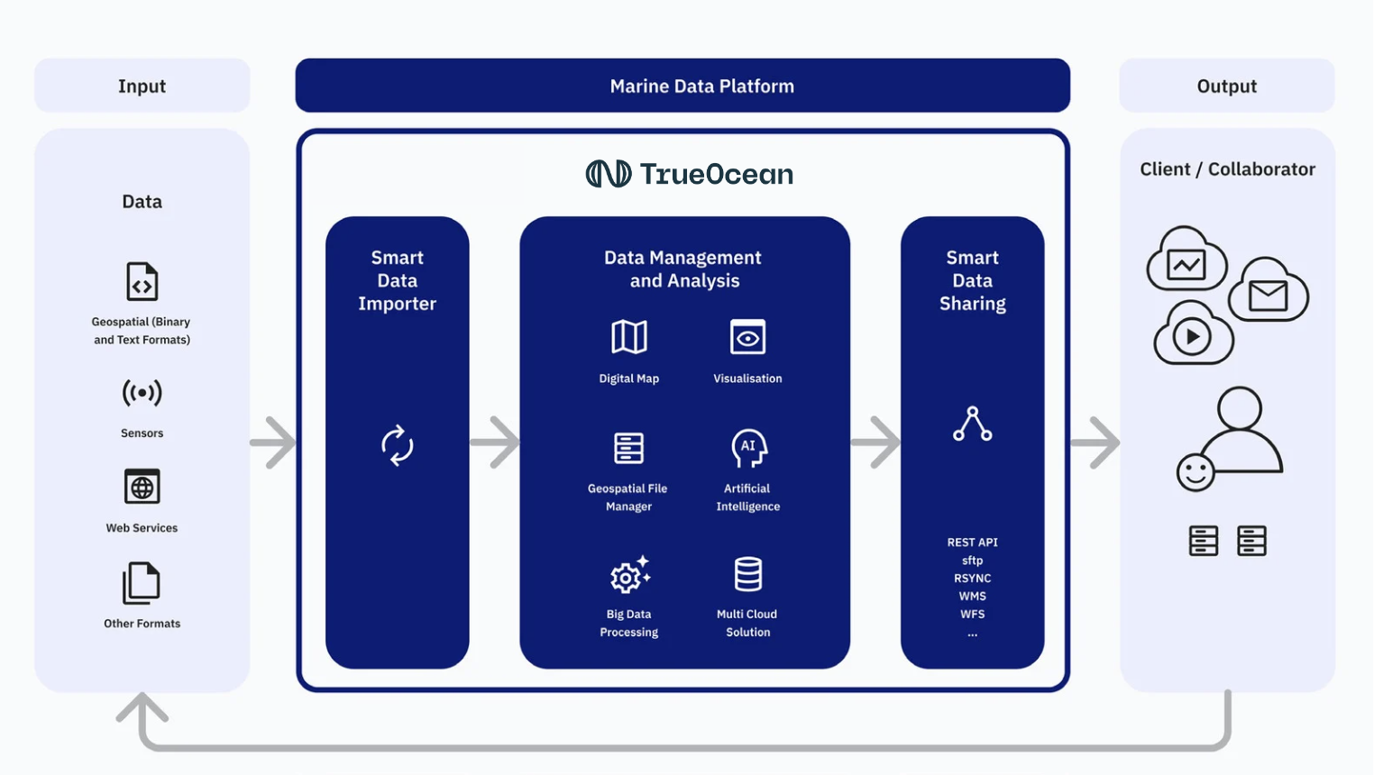 Figure 6. A Marine Data Platform (MDP) leverages sophisticated Cloud technologies to transform subsea survey workflows.
